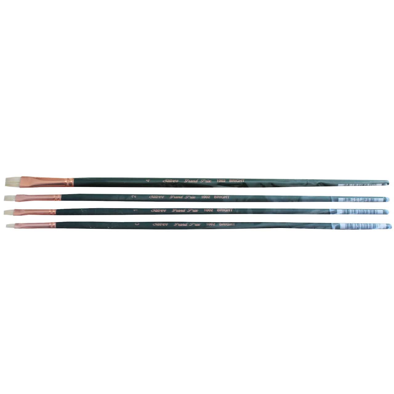 Silver Brush Limited Grand Prix® Small Brights Brush Set